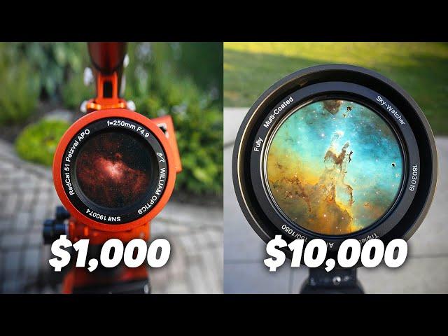 $1,000 vs. $10,000 Telescope (Same Picture)