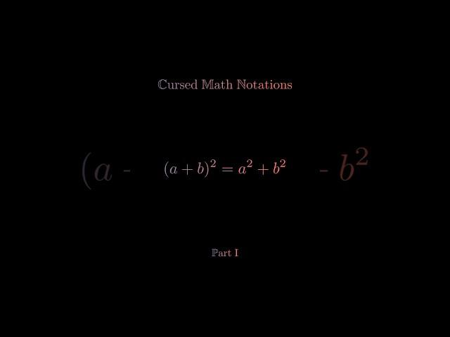 Cursed Math Notations ll #maths #shots #trend #vibes #viral #art #trending #new #viralreels #shorts
