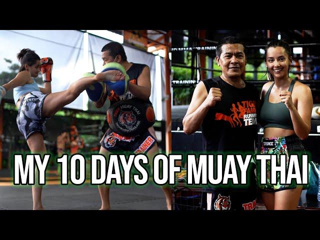 My 10 day Muay Thai training in Thailand | Vlog