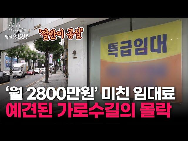 "임대료 안 깎아요" 가로수길 공실 폭탄이 세로수길을 '핫플'로 만들었다 | 땅집고GO