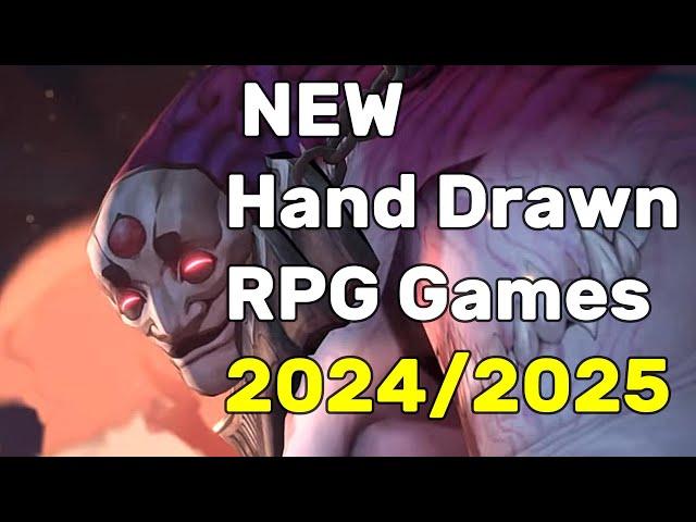 The Top 26 New Hand-Drawn RPG Games to Play in 2024/2025!