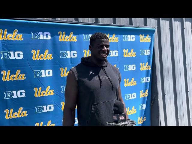 UCLA football linebacker Oluwafemi Oladejo talks fall camp, defensive development, more