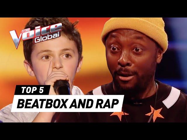 The best BEATBOX & RAP Blind Auditions on The Voice Kids