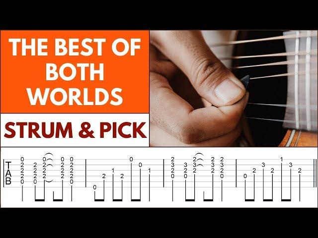 How To Pick Notes Out Of A Chord And Strum Guitar At The Same Time