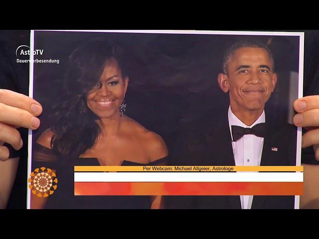 Blick in die Sterne von Michelle Obama mit Michael Allgeier auf Astro TV