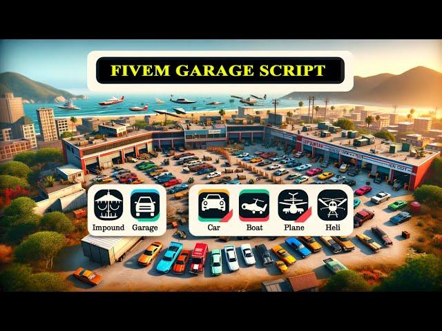 ADVANCED GARAGE SYSTEM FIVEM | ESX/QBCORE