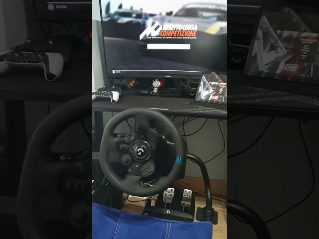 G923 for ACC. Wheel plugged in. #acc #logitechg923