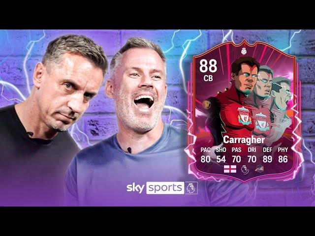 "He's QUICKER than VAN DIJK?!?"  | Gary Neville rates Jamie Carragher's FC 25 Item