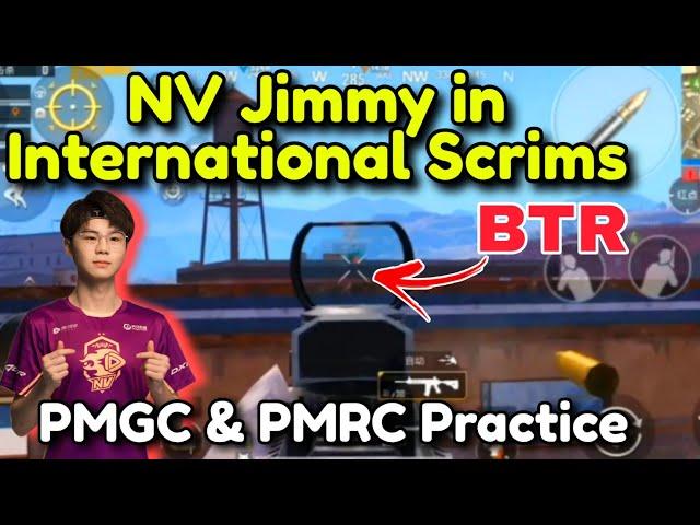 NV Jimmy in International Scrims Training for PMRC & PMGC