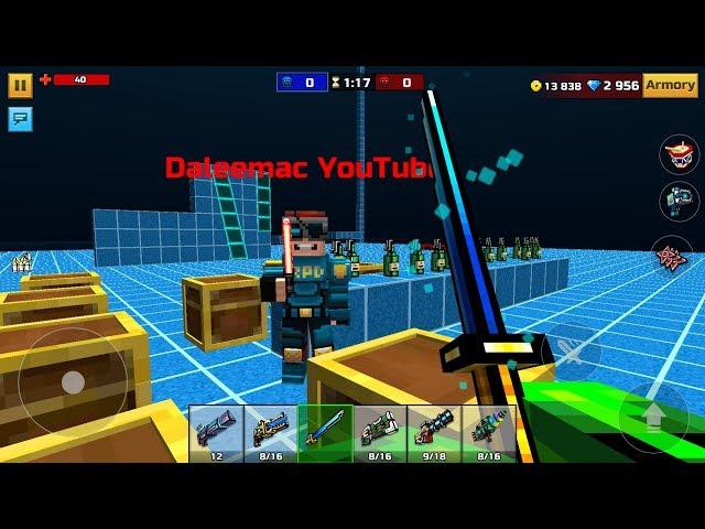 Pixel Gun 3D - Developer Map Gameplay (JustSpawn VS Daleemac)