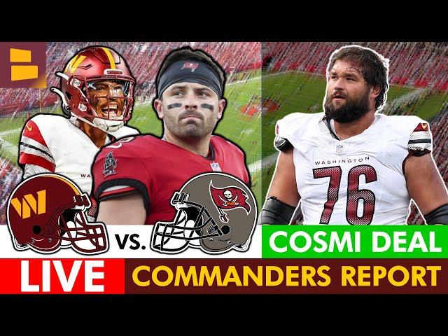 Commanders Report LIVE: Sam Cosmi Gets Extended + Which Players Will Exceed Expectations This Year?