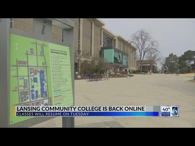 Lansing Community College back online