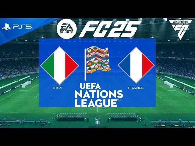 FC 25 Italy vs France | Nations League 2024 | PS5