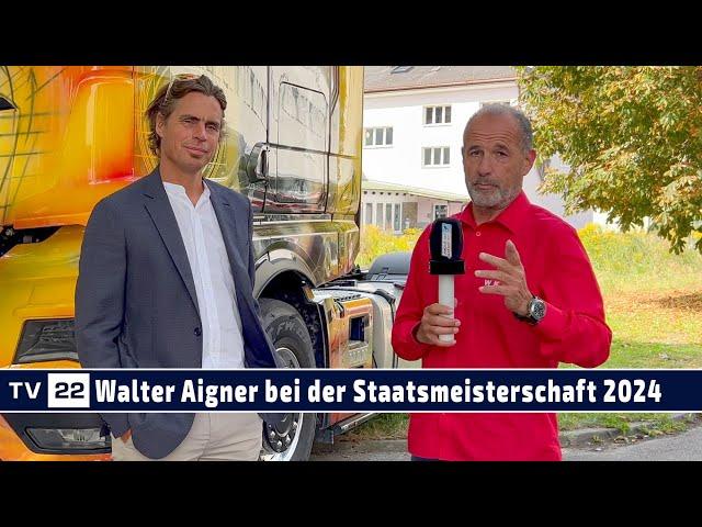 Walter Aigner, Landesinnungsmeister Salzburg, bei der STAATSMEISTERSCHAFT Fahrzeugtechnik Tirol 2024