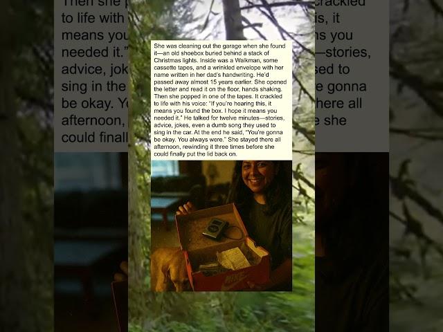 "She Found a Shoebox, And Heard His Voice Again"