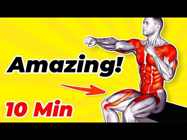  Amazing! Burn BELLY FAT in 10 Minutes with a Chair Workout!