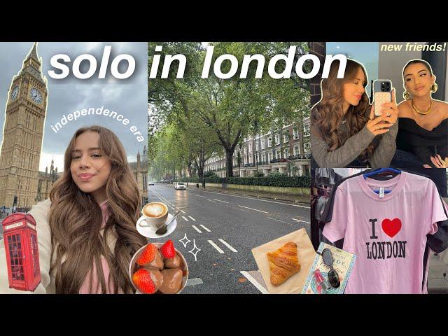 SOLO TRAVELING IN LONDON | exploring neighbourhoods, coffee shops, sight seeing, markets, etc ੈ‧₊˚