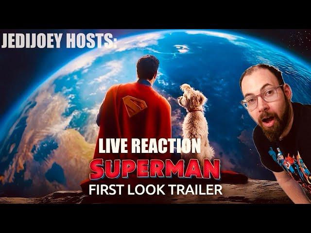 superman trailer reaction  / more dc news