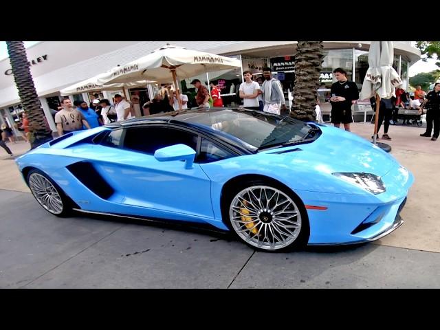 Supercar Sunday Arts and Cars on Lincoln Road Miami Beach | Supercar Saturdays Florida GoPro Edition