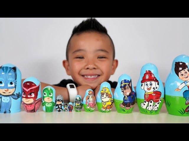 Funny Surprise Egg Nesting Dolls Opening CKN