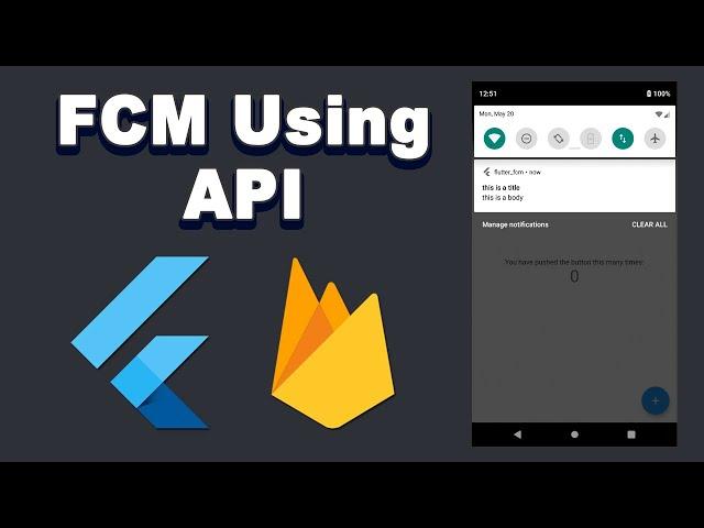 FLUTTER [2022] Push Notifications with FCM Firebase Using Rest API From Device To Others