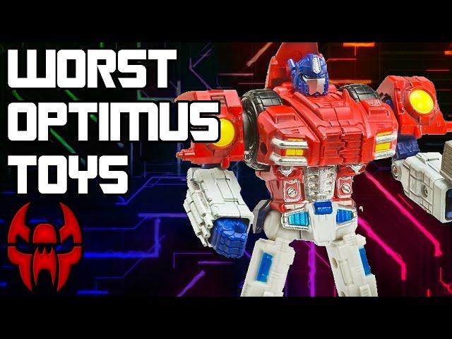 The Worst Toys of Optimus Prime