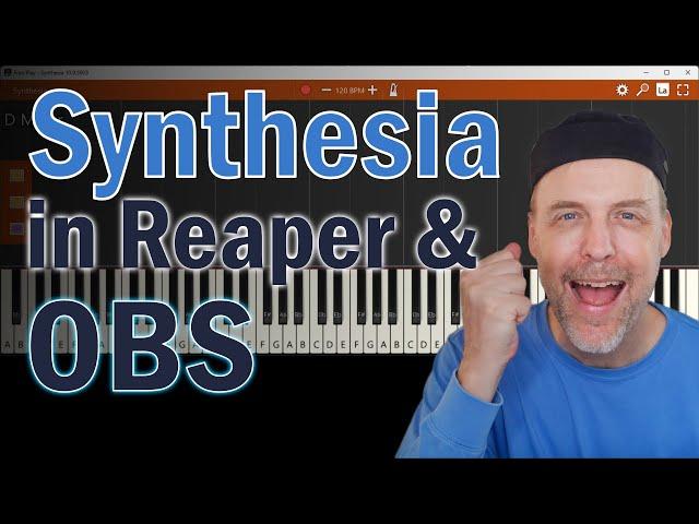 Synthesia in Reaper, Ableton und in OBS