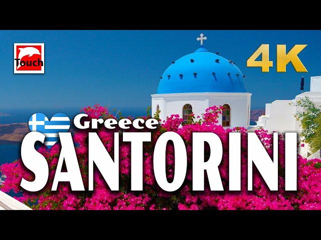 SANTORINI (Σαντορίνη, Θήρα), Greece 4K ► Top Places & Secret Beaches in Europe #touchgreece