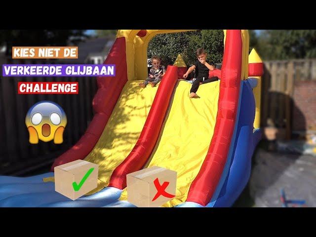 KIES NIET DE VERKEERDE GLIJBAAN CHALLENGE! | LAKAP JUNIOR