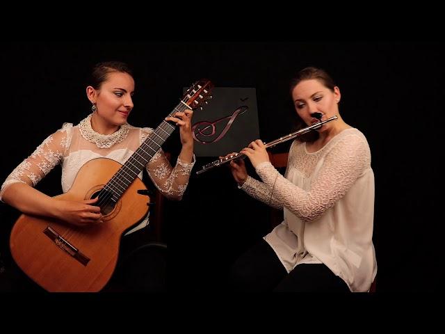 Astor Piazzolla - Oblivion/ Svendova Sisters #flute #guitare