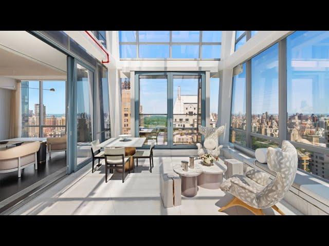 INSIDE a $19,000,000 BILLIONAIRES' Row NYC SKY MANSION | 157 W. 57th, #41D | SERHANT. Signature Tour