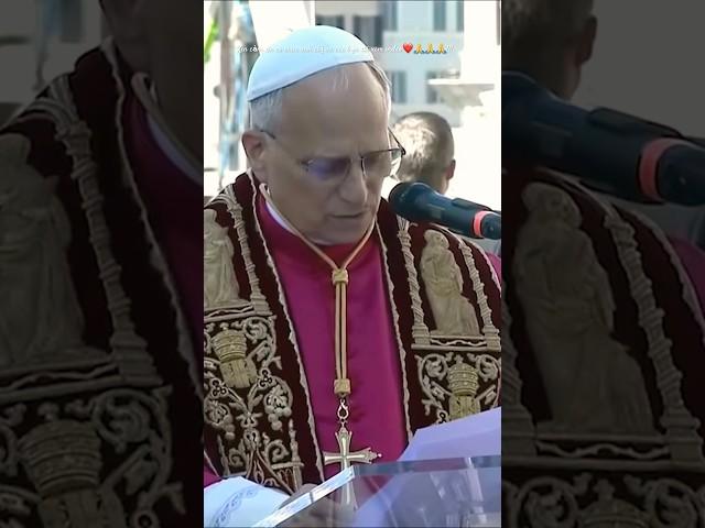 Đức Giáo Hoàng POPE LEO XIV ￼ đến thăm các giáo dân ở Roma️!#pope #love #rome #popefrancis