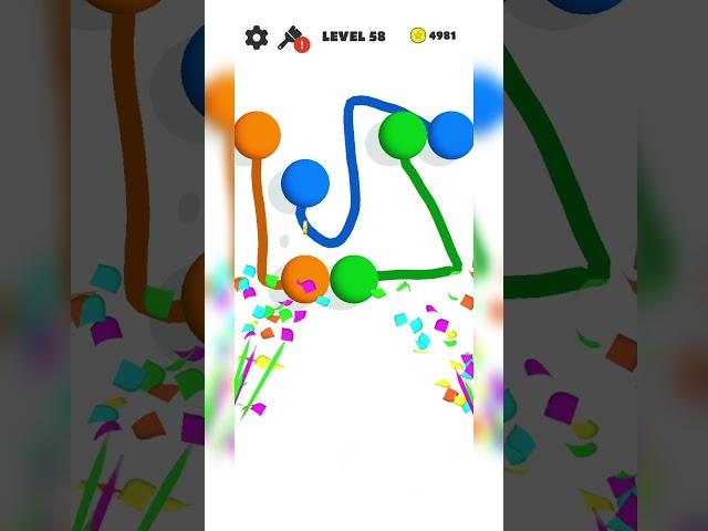 Can You Beat Connect Balls Level 58? Watch This!