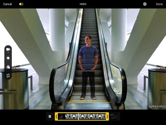 Cool escalator illusion