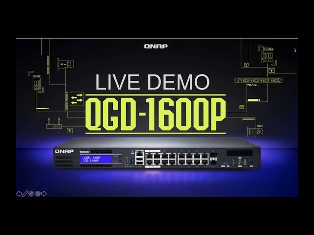 QNAP UK Webinar on the QGD-1600P