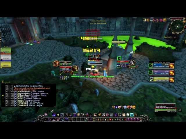 WoW 3v3 - Thugcleave FT. Sacredheals - (Sacredburns)