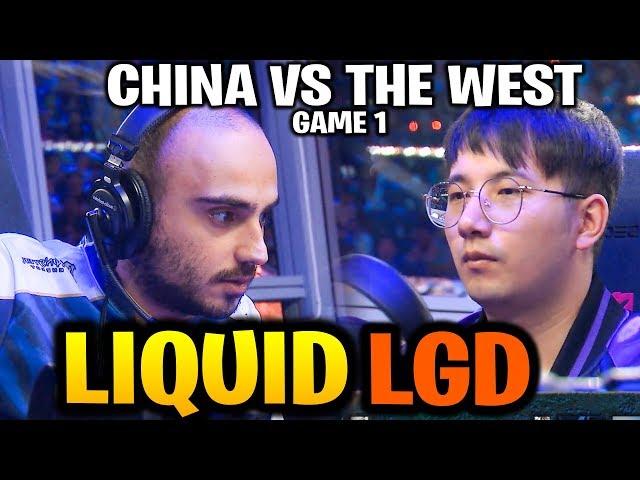 LIQUID vs LGD (Game 1) CN vs WEST! the RUBICK GOD! TI9 Dota 2