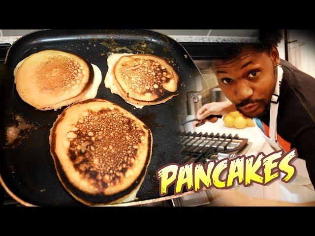 PANCAKE BREAKFAST LIKE YA MOMMA USED TO MAKE | Cooking With Kenshin #6