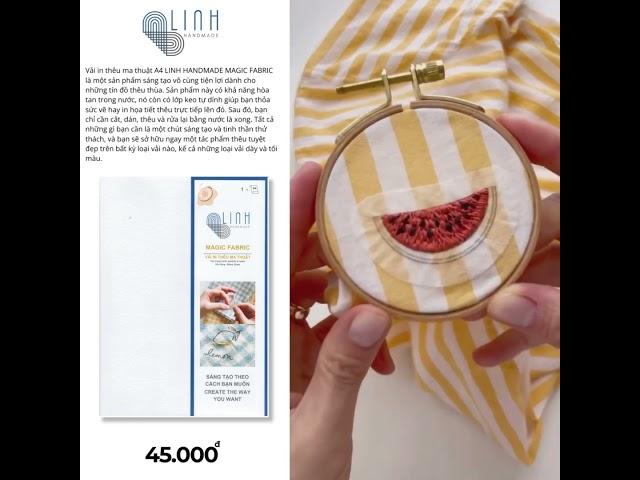 LINH HANDMADE MAGIC FABRIC #linhhandmade #yarnstore #embroidery