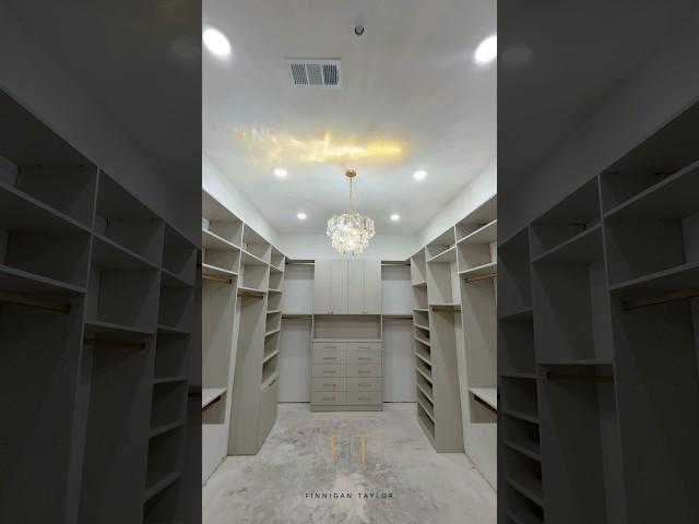 Thinking of adding a chandelier to your dream closet?  Pre-wiring is key! #northdallasrealestate
