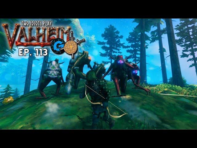 Shootin’ & Scootin’ | Two Idiots Play Valheim | Ep. 113 | w/ Glitchy
