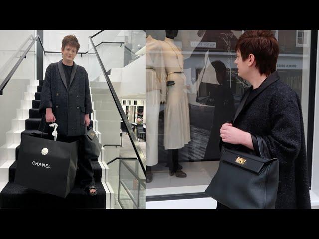 CHANEL MEGA HAUL! RTW & XL FLAP BAG 24K UNBOXING SHOPPING VLOG FALL WINTER 2024 BLACK TWEED JACKET