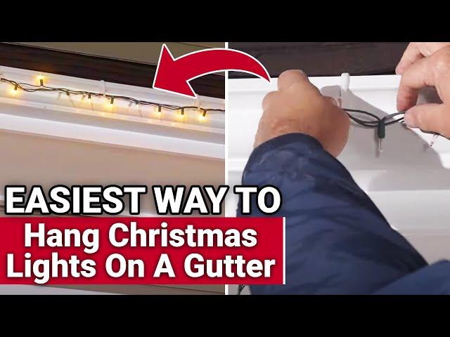 Easiest Way To Hang Christmas Lights On Gutters - Ace Hardware