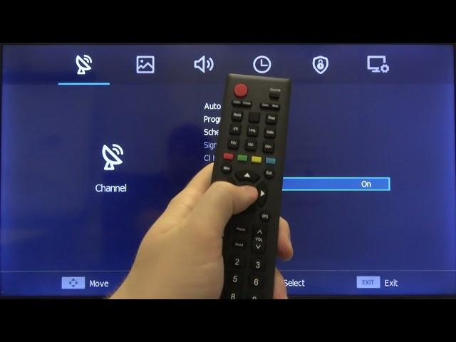 Hisense LED TV - How to Turn On / Off Auto Channel Update? HiSense Smart TV (H40BE5000)