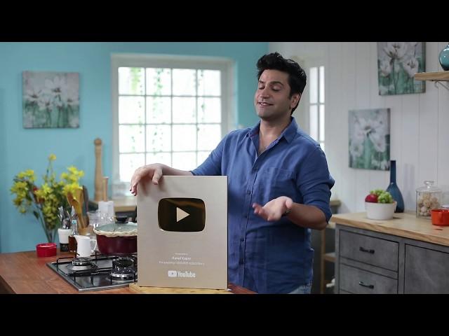 1 Million + Subscribers YouTube Creator Award | Kunal Kapur Recipes | The Kkitchen