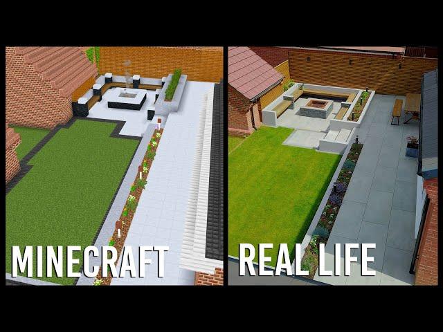 I used Minecraft to design my Real Life Garden