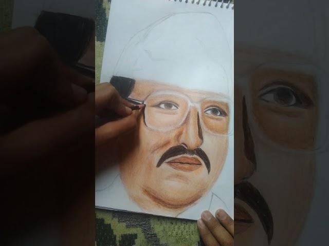 how to make human drawing viral me#human protait # king  #music #quickdrawing #headsketch