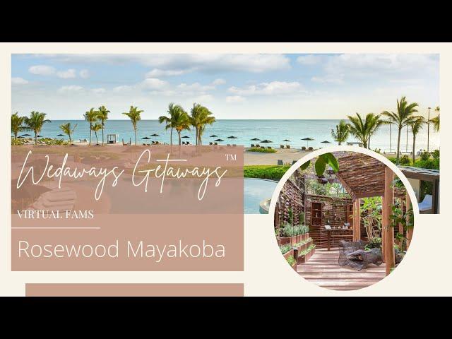 Dream Destination Wedding In Mexico | Rosewood Mayakoba Virtual Tour | Wedaways