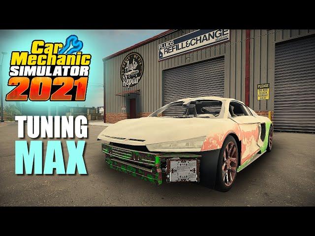 Максимальный ТЮНИНГ при восстановлении Mayen T8 в Car Mechanic Simulator 2021!