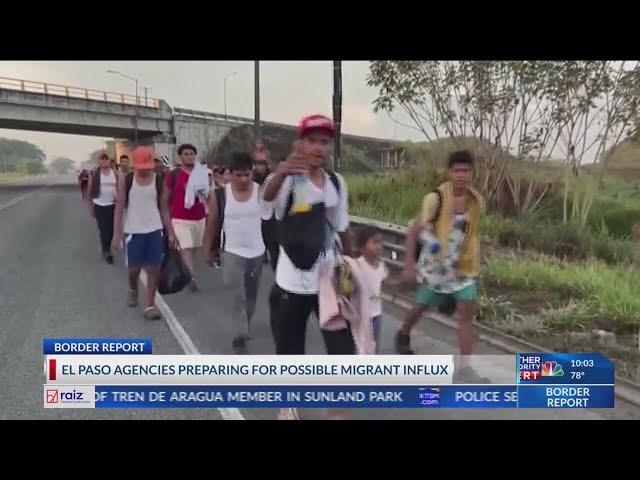 El Paso prepares for possible arrival of migrant caravans